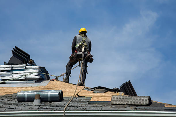 Professional Flat Roof Repair technician working in Bothell, WA